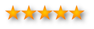 5 star review rating