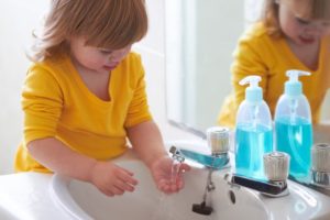 washing hands - Plumbing, sewer, & drain services in Peoria IL