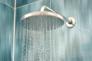 Shower with Running Water Drops — Peoria, IL — Arnold & Sons Plumbing Sewer & Drain Services